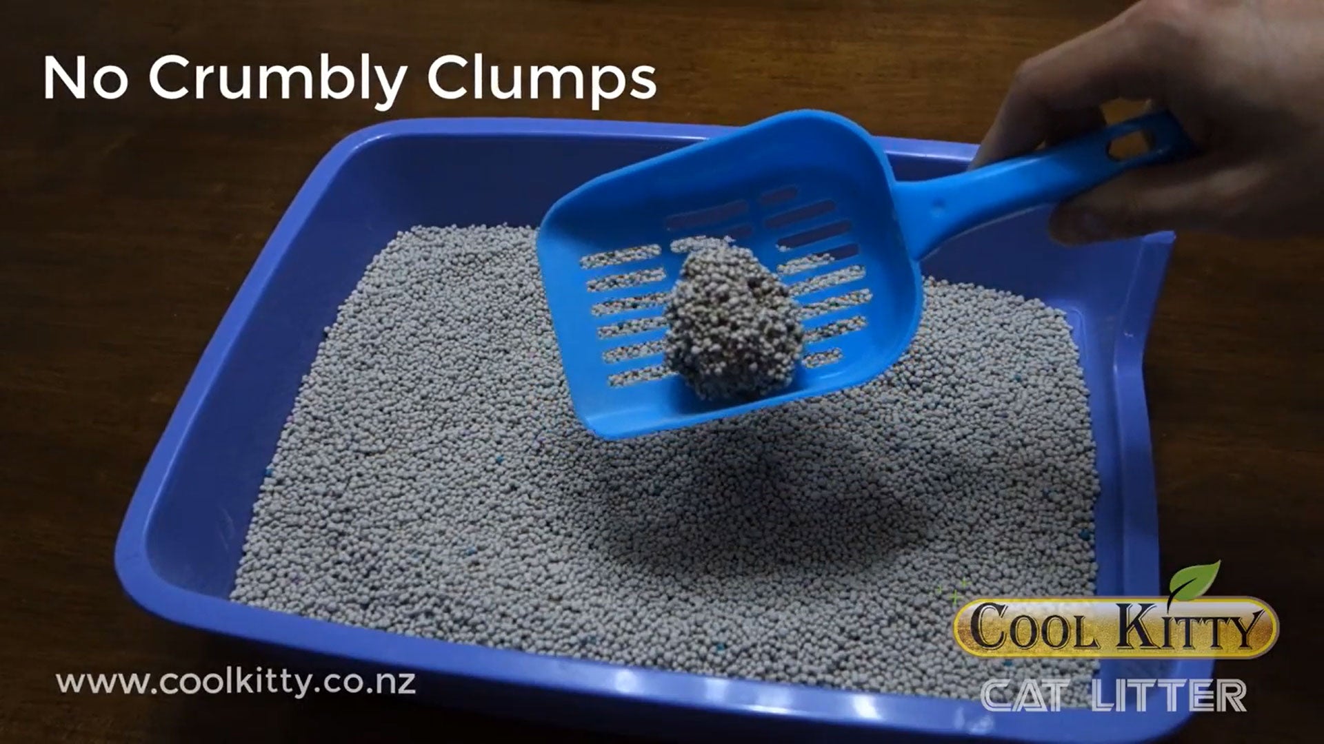 Load video: Cool Kitty Cat Litter - High performance &amp; cost effective cat litters, easy clean up solution for cat owners!