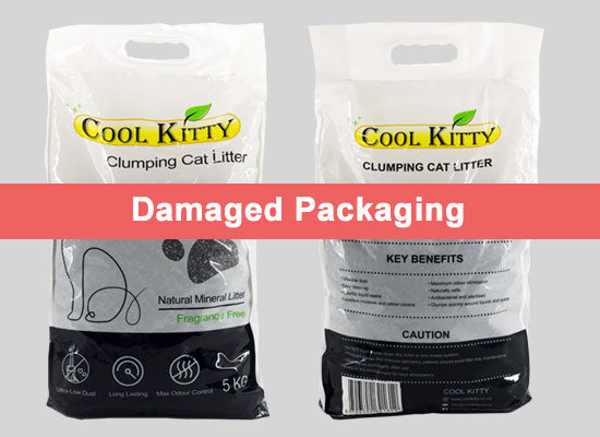 Damaged Packaging Clumping Cat Litter