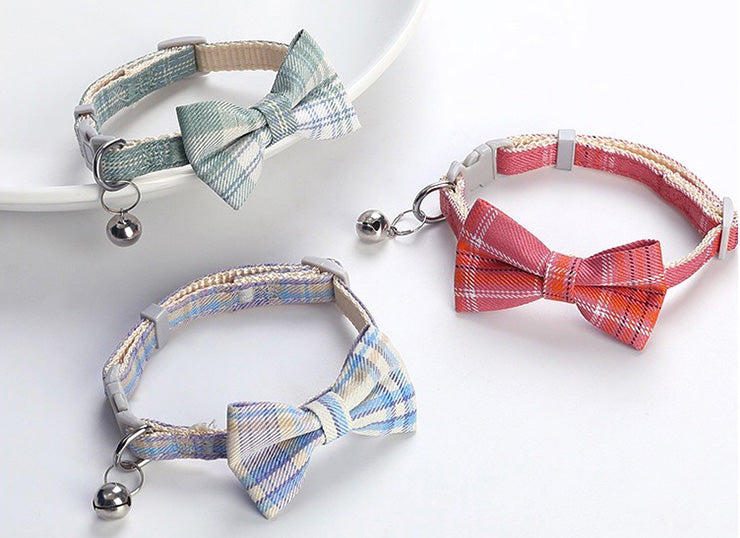 Cat Collar - Lattice Bow Tie