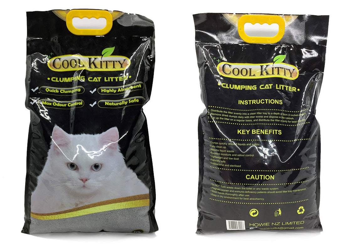 Cool Kitty Cat Litter Activated Charcoal 10L Clumping Cat Litter (Ball