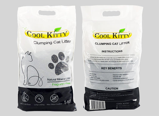 Dust-Free Mineral Clumping Cat Litter 5KG